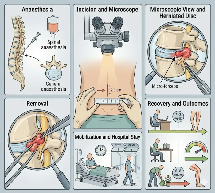 Microscopic-Lumbar-Discectomy Virtual Mixed and Augmented Reality Viewer